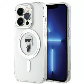 Karl Lagerfeld MagSafe IML Ikonik Θήκη για iPhone 15 Pro Διάφανο