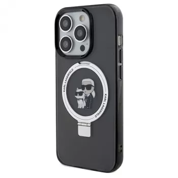 Karl Lagerfeld iPhone 13 Pro Max 6,7 inch Θήκη με Ring Stand Karl & Choupette MagSafe Μαύρη