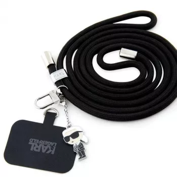 Karl Lagerfeld CBDY Cord Universal Phone Lanyard / Strap (Μαύρο)