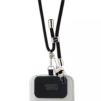 Karl Lagerfeld CBDY Cord Universal Phone Lanyard / Strap (Μαύρο)