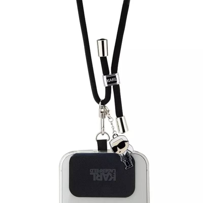 Karl Lagerfeld CBDY Cord Universal Phone Lanyard / Strap (Μαύρο)