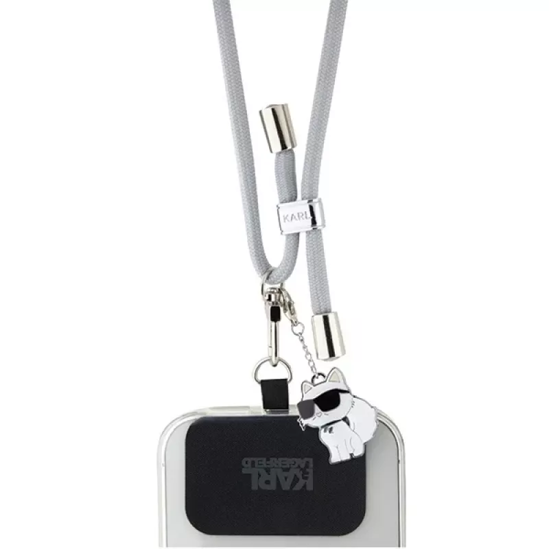 Karl Lagerfeld CBDY Cord Universal Phone Lanyard / Strap (Γκρι)