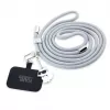 Karl Lagerfeld CBDY Cord Universal Phone Lanyard / Strap (Γκρι)