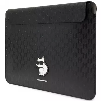 Karl Lagerfeld Θήκη KLCS16SAKHPCK 16 inch Μαύρο Saffiano Monogram Choupette Θήκη laptop