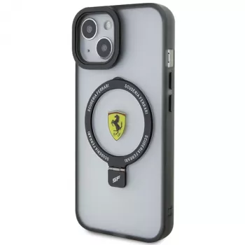 Ferrari FEHMP15MUSCAH iPhone 15 Plus / 14 Plus 6,7 inch Διάφανη σκληρή θήκη με δακτύλιο, MagSafe, συλλογή 2023