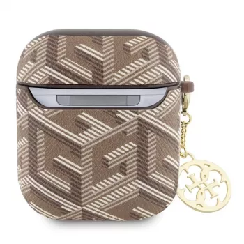 Guess GUA2PGCE4CW AirPods 1/2 Θήκη Καφέ GCube Charm