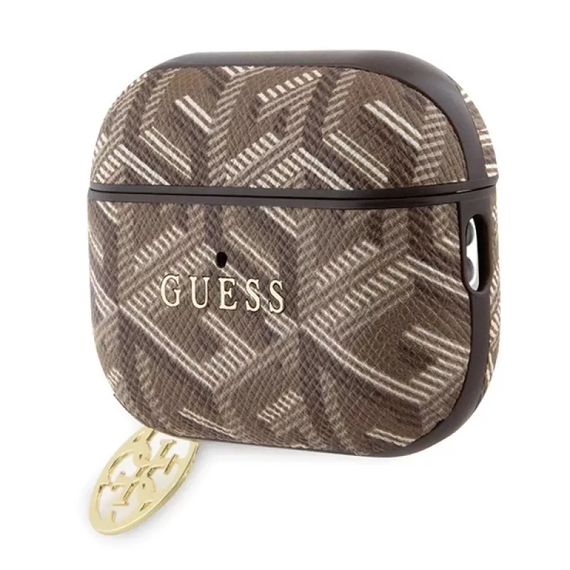 Guess GUAP2PGCE4CW AirPods Pro 2 (2022/2023) Θήκη Καφέ GCube Charm