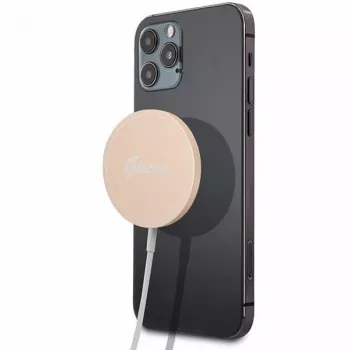 Guess GUCBMSLRD 15W MagSafe Wireless Charging Pad - Χρυσό