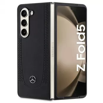 Mercedes-Benz MEHCZFD5ARMBK Urban Δερμάτινη σκληρή θήκη για Samsung Galaxy Z Fold5 - Μαύρο
