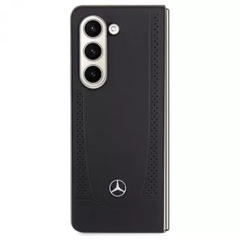 Mercedes-Benz MEHCZFD5ARMBK Urban Δερμάτινη σκληρή θήκη για Samsung Galaxy Z Fold5 - Μαύρο