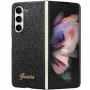 Guess Glitter Script F946 Σκληρή θήκη για Samsung Galaxy Z Fold5, Μαύρο