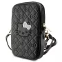 Hello Kitty Quilted Bows Strap - Crossbody Θήκη κινητού (Μαύρο)