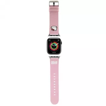 Hello Kitty HKAWMPGKHP Λουράκι σιλικόνης για Apple Watch 38/40/41mm Ροζ