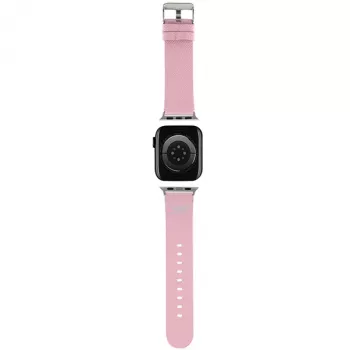 Hello Kitty HKAWMPGKHP Λουράκι σιλικόνης για Apple Watch 38/40/41mm Ροζ