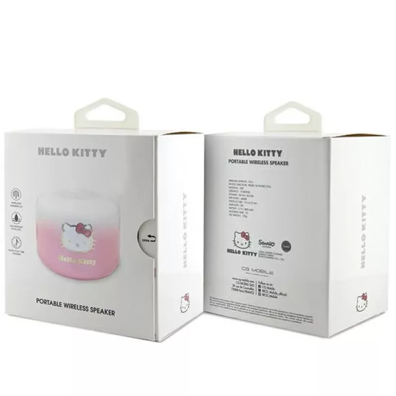 Hello Kitty Bluetooth 5.0 Ηχείο HKWSBT6GKEP Ροζ Electroplate Gradient