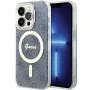 Guess GUHMP15LH4STB iPhone 15 Pro 6,1 ίντσες Μπλε Hardcase IML 4G MagSafe