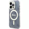 Guess GUHMP15LH4STB iPhone 15 Pro 6,1 ίντσες Μπλε Hardcase IML 4G MagSafe