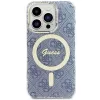 Guess GUHMP15LH4STB iPhone 15 Pro 6,1 ίντσες Μπλε Hardcase IML 4G MagSafe
