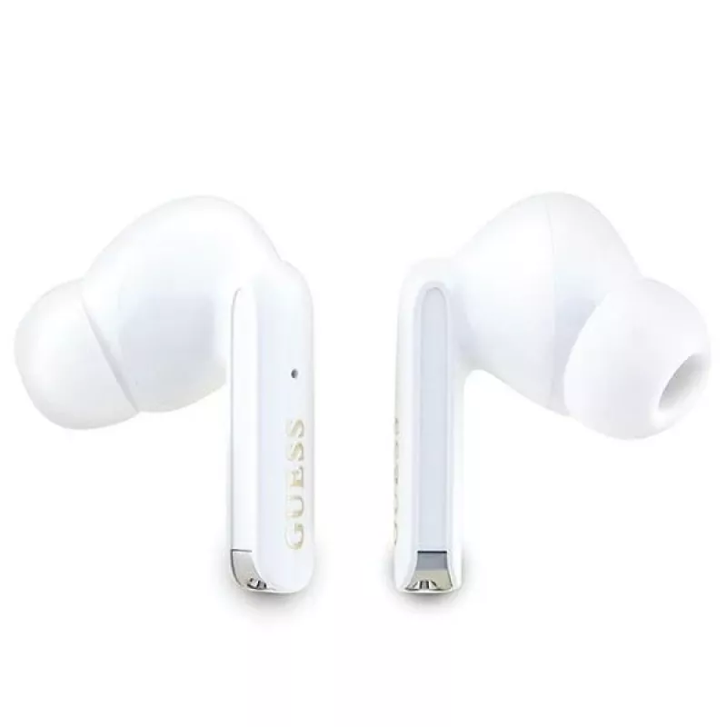Guess Glitter Gradient Bluetooth TWS Ακουστικά με Θήκη Φόρτισης (Χρυσό)