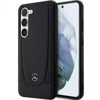 Mercedes-Benz S23 FE Hardcase Δέρμα Urban Μαύρο για Samsung Galaxy S23 FE