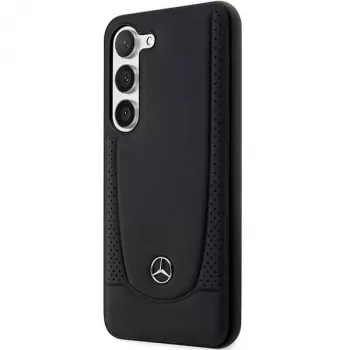Mercedes-Benz S23 FE Hardcase Δέρμα Urban Μαύρο για Samsung Galaxy S23 FE