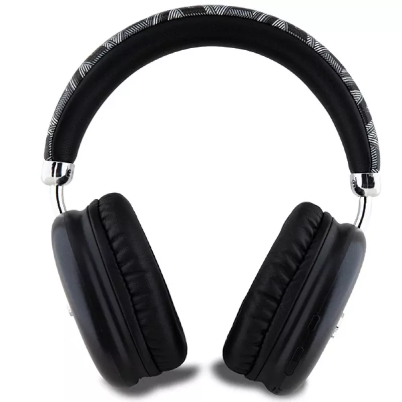 Guess Gcube Metallic Script Logo On-Ear Bluetooth Ακουστικά Μαύρο