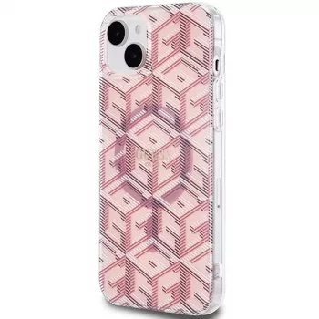 Guess GUHMP15MHGCUSTGP iPhone 15 Plus / 14 Plus 6,7 inch ροζ σκληρή θήκη IML GCube MagSafe