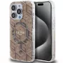 Guess G-Cube σκληρή θήκη για iPhone 15 Pro 6,1 inch καφέ IML MagSafe