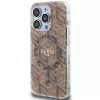 Guess G-Cube σκληρή θήκη για iPhone 15 Pro 6,1 inch καφέ IML MagSafe