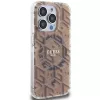 Guess G-Cube σκληρή θήκη για iPhone 15 Pro 6,1 inch καφέ IML MagSafe