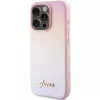 Guess Saffiano Iridescent Script σκληρή θήκη για Apple iPhone 14 Pro 6,1 inch - ροζ