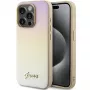 Guess GUHCP15XPSAIRSD Saffiano Iridescent Script σκληρή θήκη για iPhone 15 Pro Max, χρυσό