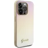Guess GUHCP15XPSAIRSD Saffiano Iridescent Script σκληρή θήκη για iPhone 15 Pro Max, χρυσό