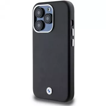 BMW Signature Wrapped Metal MagSafe θήκη για iPhone 14 Pro 6.1 μαύρο