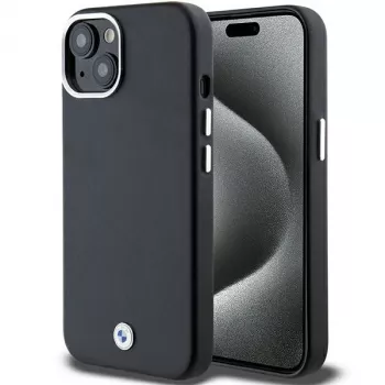 BMW Signature Wrapped Metal MagSafe θήκη για iPhone 15 / 14 / 13 6,1 inch μαύρο