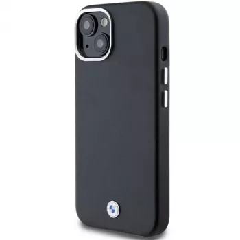 BMW Signature Wrapped Metal MagSafe θήκη για iPhone 15 / 14 / 13 6,1 inch μαύρο