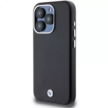 BMW Signature Wrapped Metal MagSafe θήκη για Apple iPhone 15 Pro 6,1 inch μαύρο