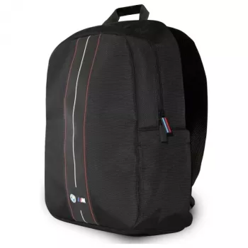 BMW BMBP15COMPVSKR σακίδιο πλάτης 16 inch μαύρο νάιλον κόκκινη ρίγα