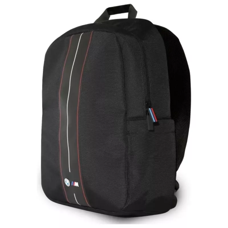 BMW BMBP15COMPVSKR σακίδιο πλάτης 16 inch μαύρο νάιλον κόκκινη ρίγα