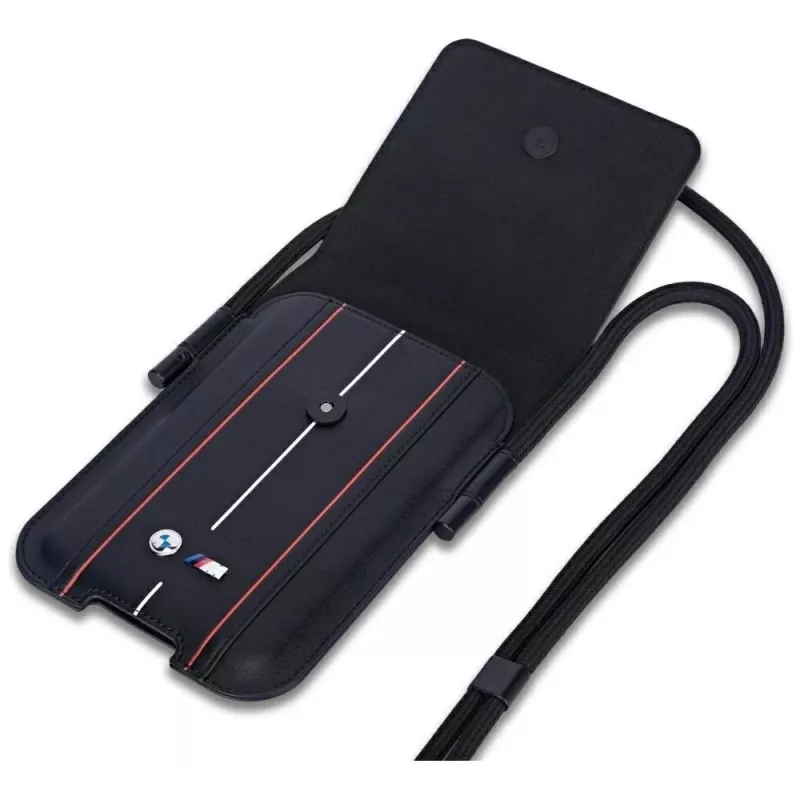 BMW θήκη smartphone Red Stripes μαύρο