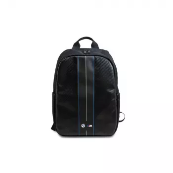 BMW BMBP15COMSCAKL σακίδιο πλάτης 16 inch μαύρο Carbon Blue Stripes