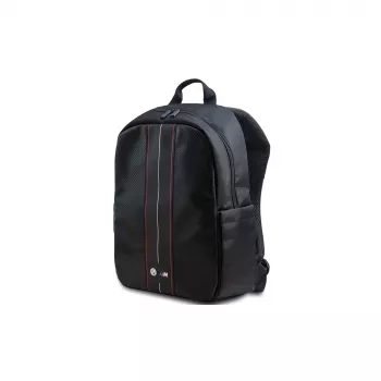 BMW Carbon Red Stripes σακίδιο πλάτης για laptop 16 inch μαύρο/κόκκινο