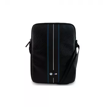 BMW BMTB10COMSCAKL 10 Μαύρη/Carbon Blue Stripes Τσάντα για φορητό υπολογιστή
