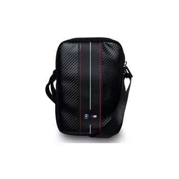 BMW M Collection Carbon Red Stripes θήκη tablet για tablet 10 ιντσών, μαύρη