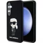 Karl Lagerfeld Ikonik θήκη σιλικόνης για Samsung Galaxy S24 - μαύρη