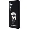 Karl Lagerfeld Ikonik θήκη σιλικόνης για Samsung Galaxy S24 - μαύρη