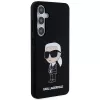 Karl Lagerfeld Ikonik θήκη σιλικόνης για Samsung Galaxy S24 - μαύρη
