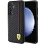 Ferrari FEHCS24MN3DUR S24+ S926 μαύρη σκληρή θήκη Carbon Printed Line