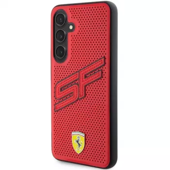Ferrari FEHCS24MPINR S24+ S926 κόκκινη σκληρή θήκη Big SF Perforated για Samsung Galaxy S24+