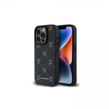 Karl Lagerfeld KLHMP15LPGKHPHK iPhone 15 Pro 6,1 ιντσών μαύρο πίσω κάλυμμα Karl Head MagSafe